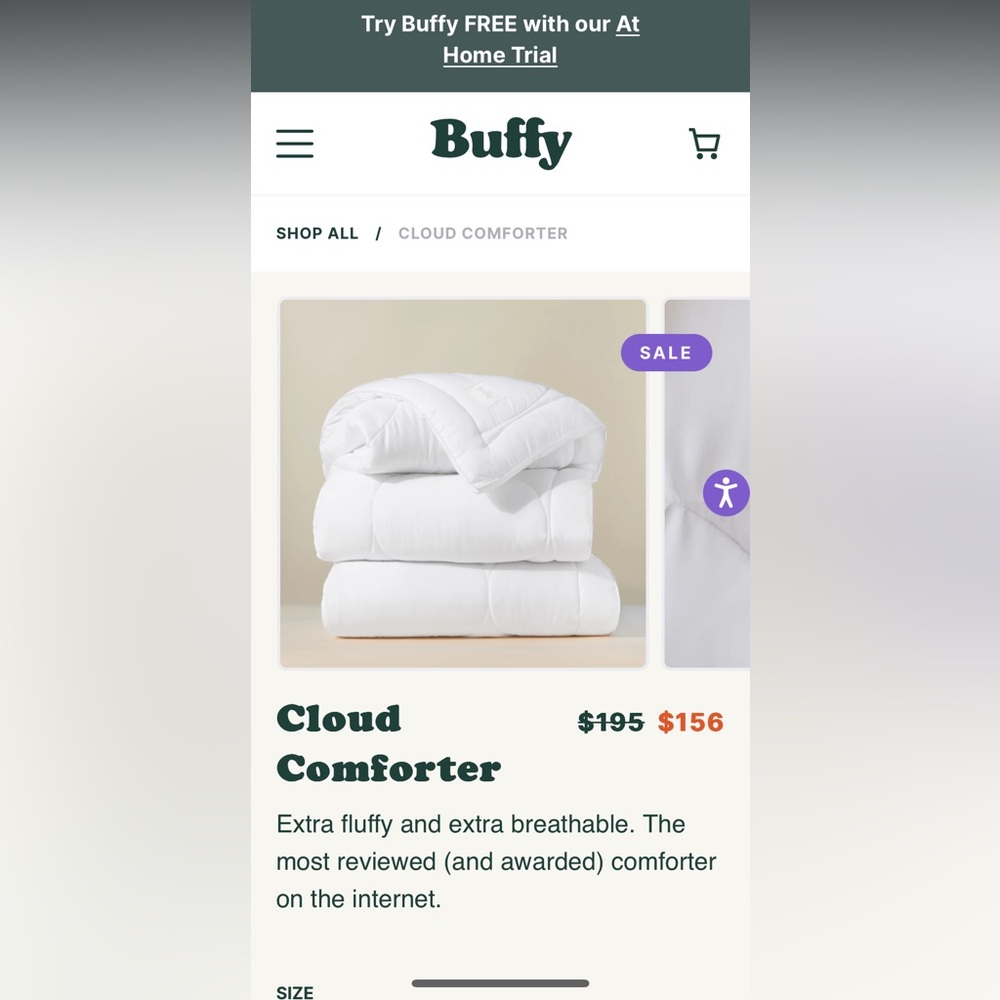 Buffy Cloud Comforter Original